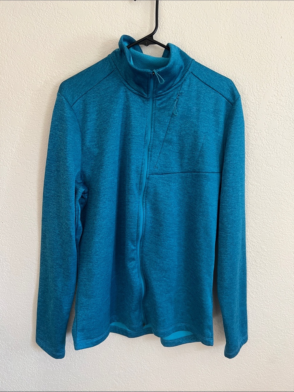 Salomon Men's Teal Blue Full-Zip Performance Fleece - Picture 5 of 5